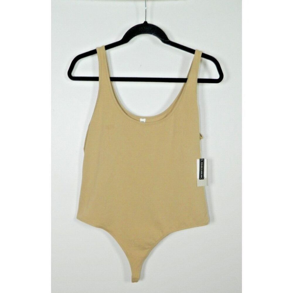 BP Nordstrom Bodysuit Womens Size X-Large‎  Beige Thong